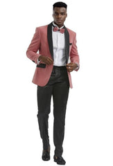 Mens Big and Tall Blazer - Big and Tall Mauve Sport Coat