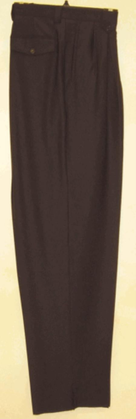 long rise big leg slacks Black wide leg dress pants Pleated baggy dress trousers unhemmed unfinished bottom