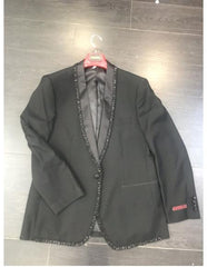 Men's Black Shawl Lapel Cheap Priced Designer Fashion Dress Casual Blazer On Sale One Button Blazer