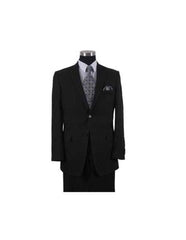 Linen~Cotton Black 2 Button Elbow Patch Sleeve Men'S Summer Suit Or Blazer Or Sportcoat