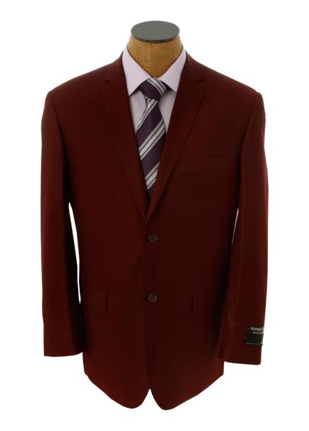 Men'S Solid Burgundy ~ Maroon Suit ~ Wine Color Cheap Priced Unique Fashion Designer Men'S Dress Blazers Sale