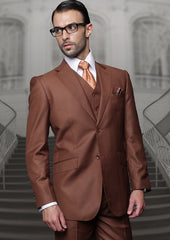 Men's Copper Suit Plus Size Men's Suits For Big Guys