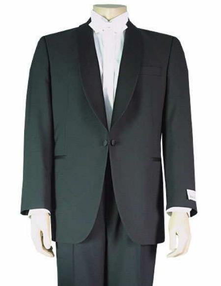 1 Button Shawl Collar Jacket Single Button Fashion Tuxedo For Men