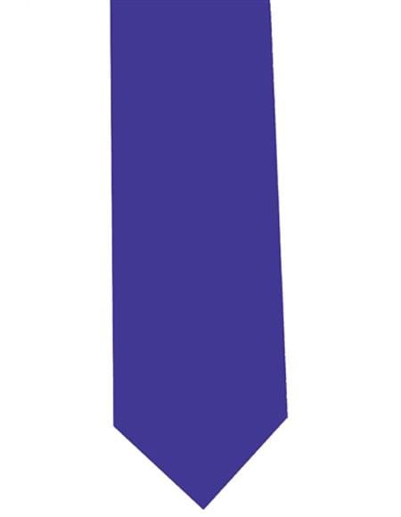Royal Blue Extra Long Men's Polyester Neck Tie-Men's Neck Ties - Mens Dress Tie - Trendy Mens Ties
