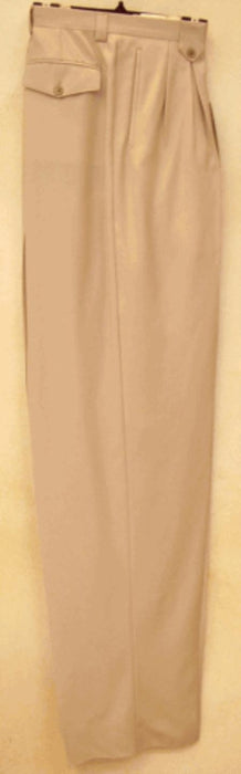 long rise big leg slacks Sand Wide Leg Dress Pants Pleated baggy dress trousers unhemmed unfinished bottom