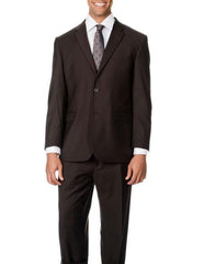 Brand: Caravelli Collezione Suit - Caravelli Suit - Caravelli italy Caravelli Men's Double Vent Brown2 Button Suit