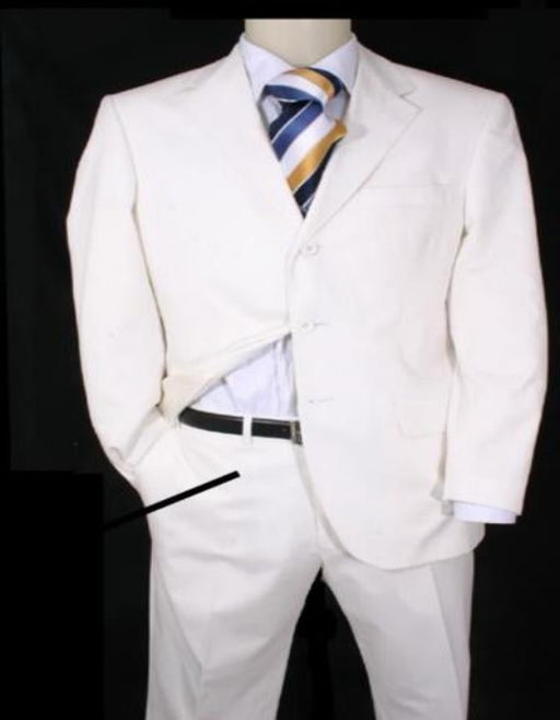 Highest Quality 3 Button White Suits For Men + vest