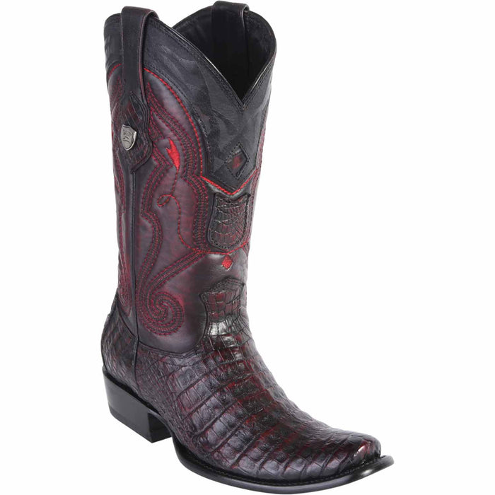 Men's Wild West Caiman Belly Skin Dubai Toe Boots 27982