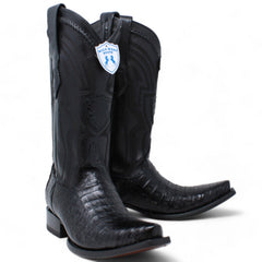 Men's Wild West Caiman Belly Skin Snip Toe Boot 294L8205