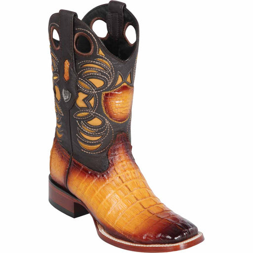 Men's Wild West Caiman Tail Ranch Toe Boots 282401