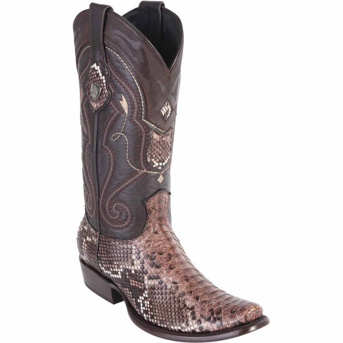 Men's Wild West Python Skin Dubai Toe Boots 27957