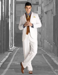 Mezlan Brand Mezlan Men's Dress Shoe Sale Men's Wedding Striking Custom Made Off-White Wedding Suits Costumes Outfit Male Attire For Men Three Piece Suit