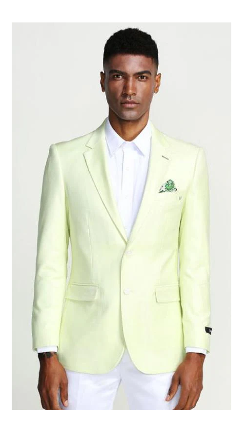 Mint Green Blazer - Light Green Blazer For Men