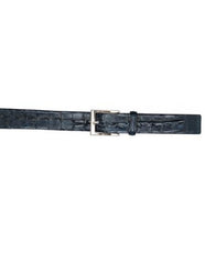 Real Authentic Skin Navy Blue All-Over Genuine Crocodile Hornback Cinturon De Cocodrilo