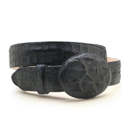 Navy Genuine caiman ~ World Best Alligator ~ Gator Skin Hornback