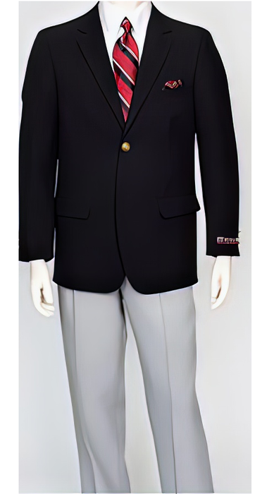 Pacelli Men's Classic Black 2 Button Jacket Blair