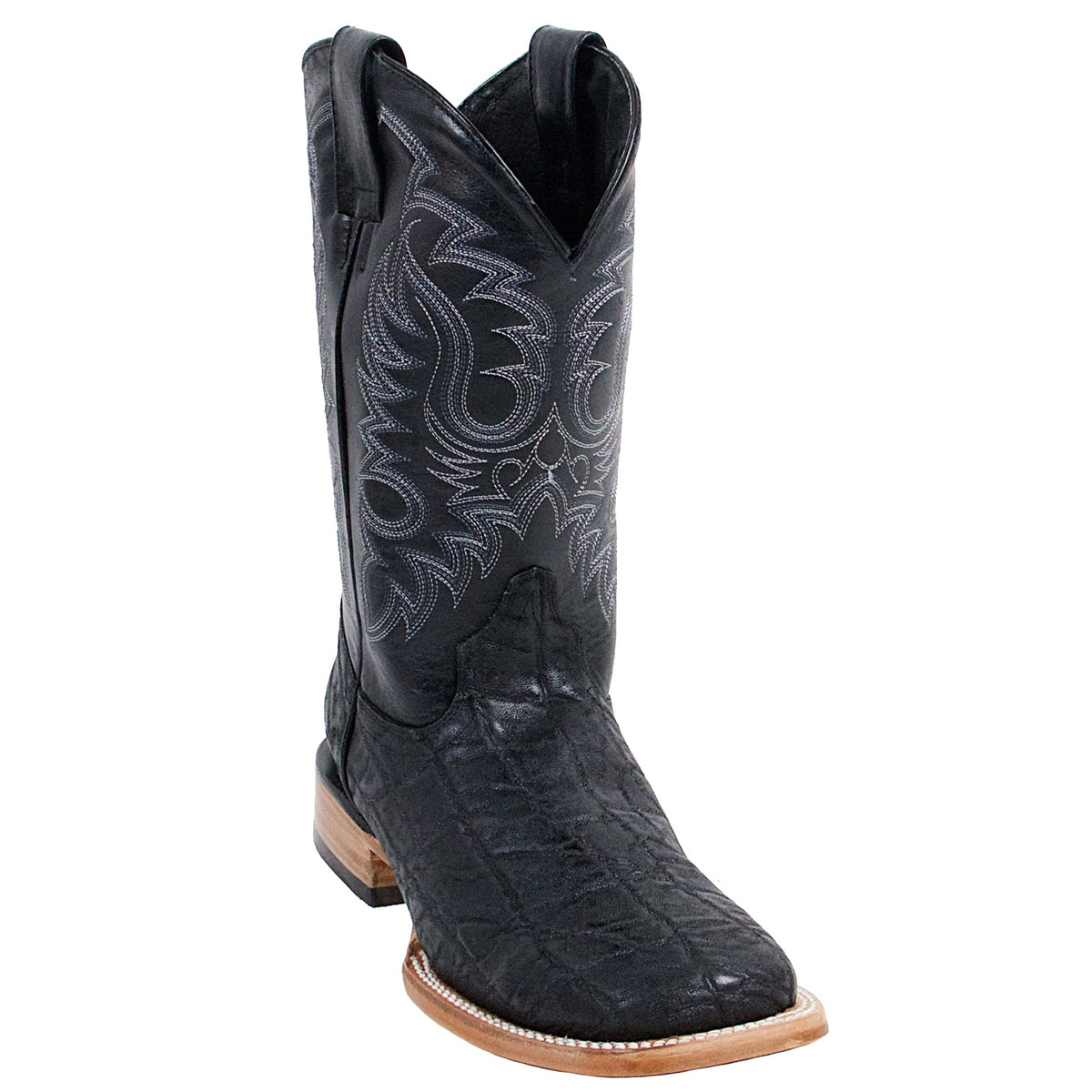 Elephant Print Boots Square Toe
