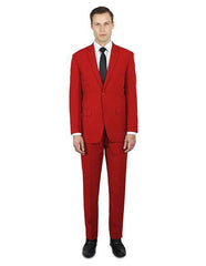 Red Classic Fit 2 ButtonProm Affordable Suit