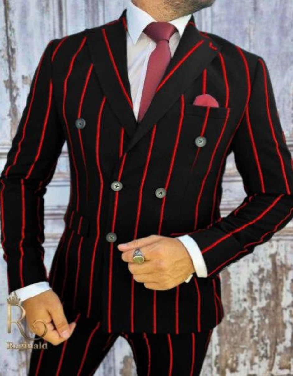 Purple Prom Suit - Purple Prom Outfit - Purple Prom Gangster Tuxedo - Men's Tuxedo USA