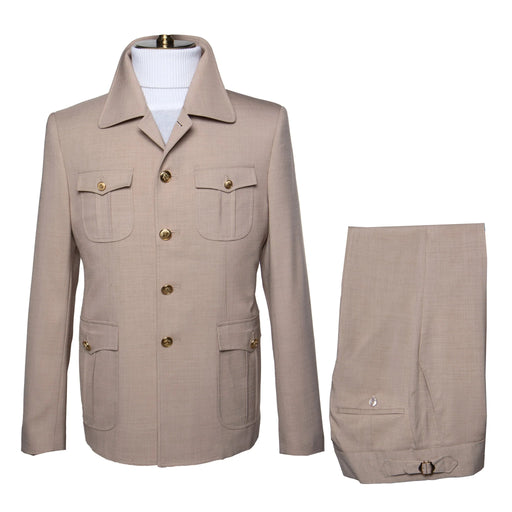 Rossi Man Duke Tan Casual Two Piece Suit