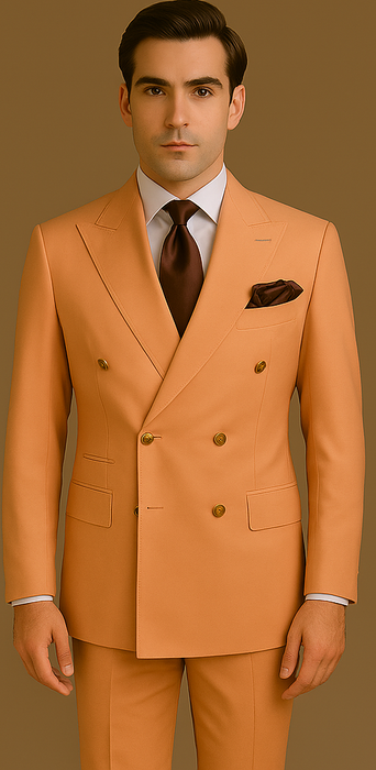 Rossi Man Milano RM1774 – Men's Modern Fit 3-Piece Suit | Stylish Formal Outfit