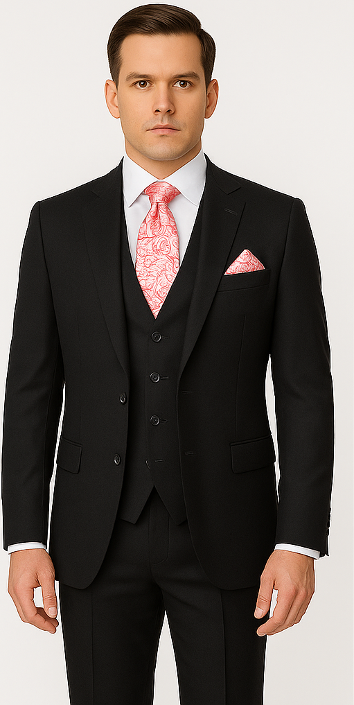 Rossi Man Remo RM1757 – Men's Tailored Fit Suit for Modern Style Modern Fit