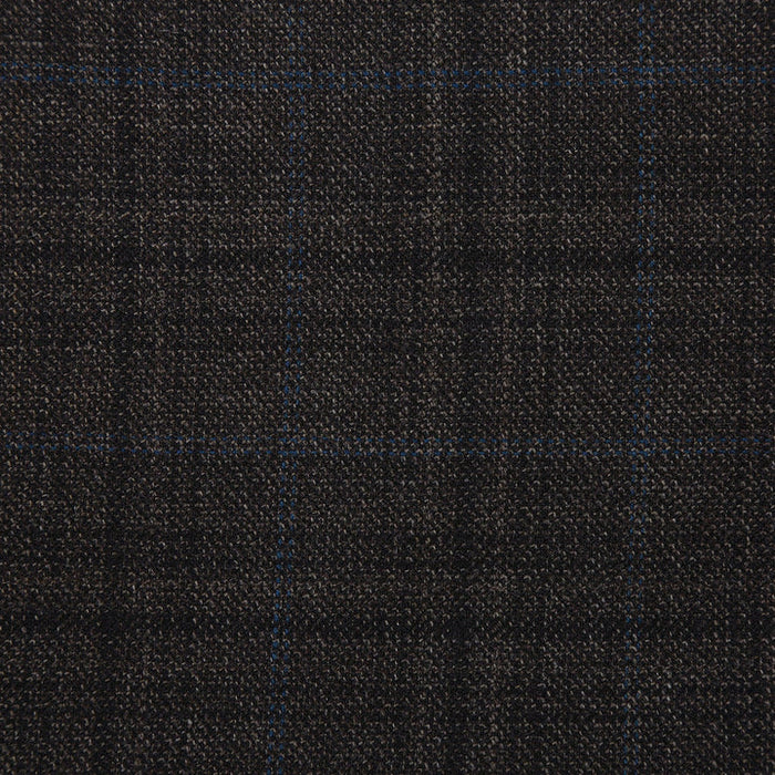 Saco vaquero - Western Sport Coat - Western Blazer - Mens Two Button Classic Fit Wool Sport Coat Blazer In Dark Brown Windowpane Plaid