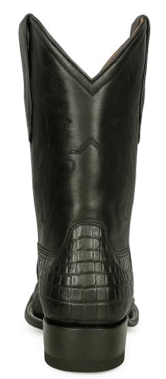 Square Toe Alligator Print Boots