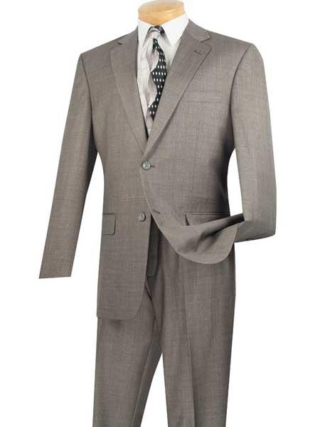 Men's 2 Piece Gray Big And Tall Extra Long Suit