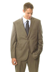 Brand: Caravelli Collezione Suit - Caravelli Suit - Caravelli italy Caravelli Men's Classic Fit Light Brown 2 Button Suit