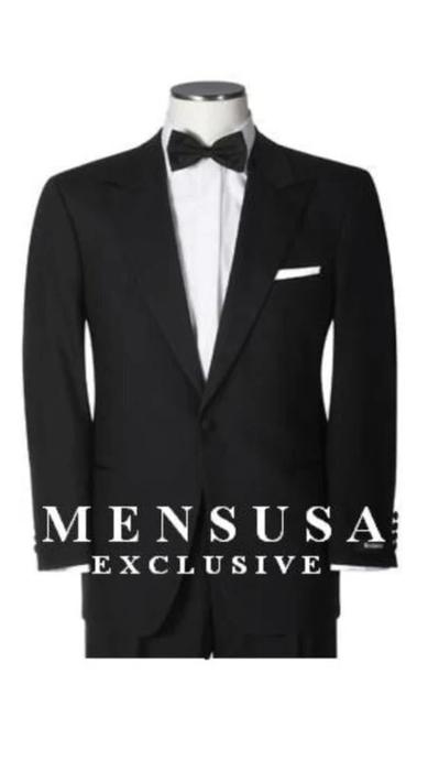 Slk3 Peak Collor One Button Super 120's Wool + Shirt + Bow Tie Suits