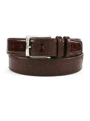 Mezlan Belts Brand Men's Genuine World Best Alligator ~ Gator Skin / Calfskin Sport Skin Belt