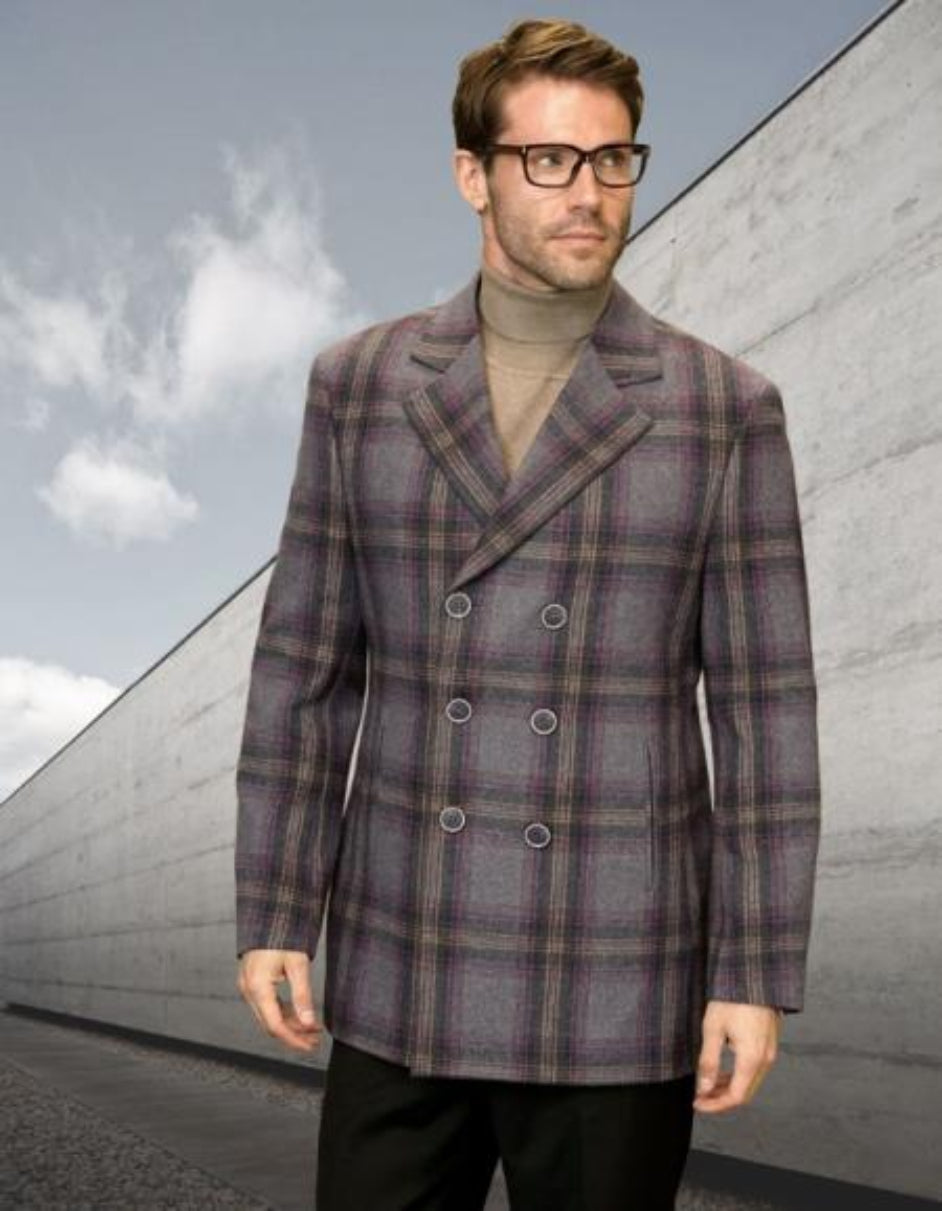 Statement Gray Peacoat And Cashmere