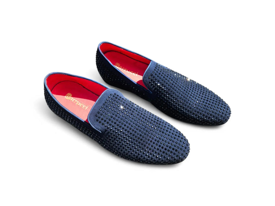 Suede Studs Formal Dress Shoes Carrucci
