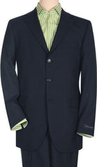 Three Button Suit Style Dark Blue Premier Quality Italian Fabric 3 Button Style Super 150'S