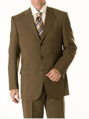 Signature Platinum Stays Cool Discounted Sale Super 150'S Wool Modern Olive Green