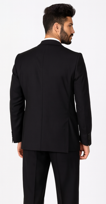 Three buttons Black Suit