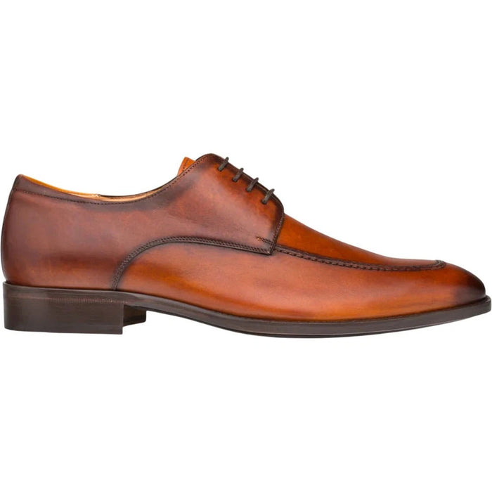 Mezlan Men's Coventry Apron-Toe Oxford Shoes – Dark Cognac Leather