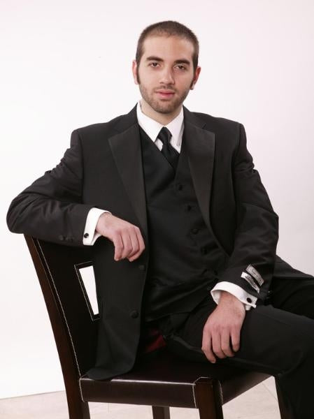 Two Button Microfiber Tuxedo