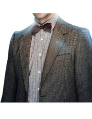 Men's 2 Button Fully Lined Brown Suit