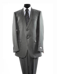 Men's Gray Two Button Suit