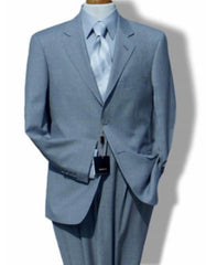 Groomsmen Suits R&H 2 Button Side Vents Modern Fit Suits Jacket With Flat Front Pants Super 150 Business ~ Wedding 2 Piece Side Vented Suit Separate - 100% Percent Wool Fabric Suit - Worsted Wool Business Suit