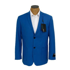 Men's Solid Royal Blue Sport Coat Jacket Cheap Priced Unique Fashion Designer Men's Dress Men's Wholesale Blazer Sale