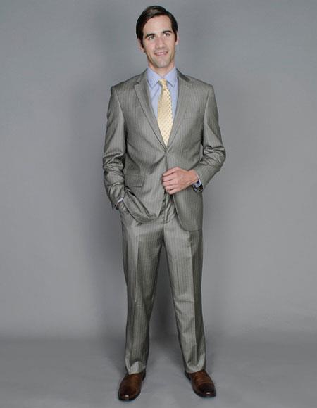 Giorgio Fiorelli Suit Men's Striped Two Buttons Authentic Giorgio Fiorelli Brand suits