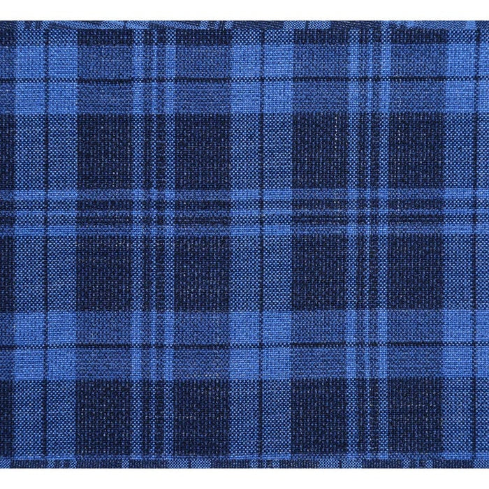 Saco vaquero - Western Sport Coat - Western Blazer - Mens Slim Fit Two Button Sport Coat Blazer In Royal & Navy Blue Windowpane Plaid