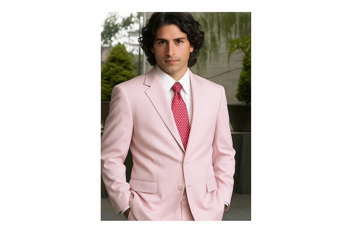 Sear Sucker Suit Mens Two Button Vented Red Seersucker Sear sucker suit (Jacket + Pants) Cheap Priced Blazer Jacket For Men Sport Coat + Pants