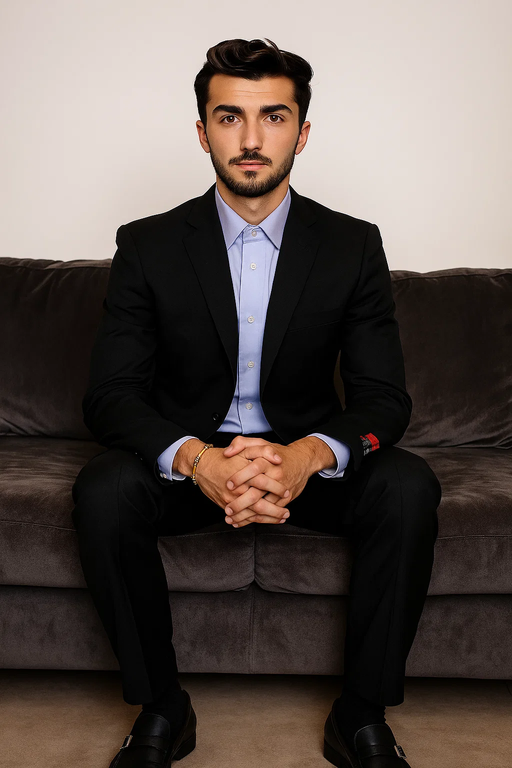 Mantoni Suit - Signature Menswear Wool Fabric SuitsOutlet - Brand Tapered Leg Lower rise Pants & Get skinny Two Piece Suit Modern Fit Suits Solid Black - High End Suits - High Quality Suits