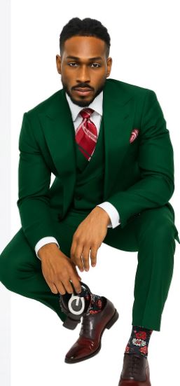 Men'S Hunter Green Traditional Steve Harvery Style