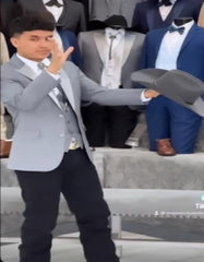 Western Suit - Gray Cowboy Tuxedos