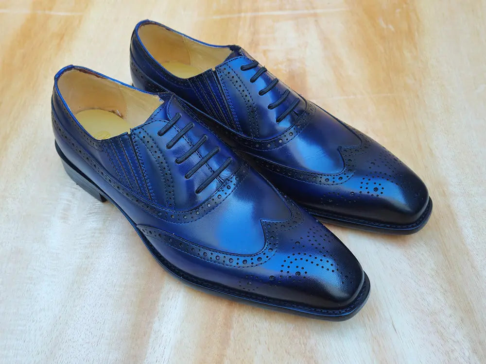 Wingtip Slip-on Oxford